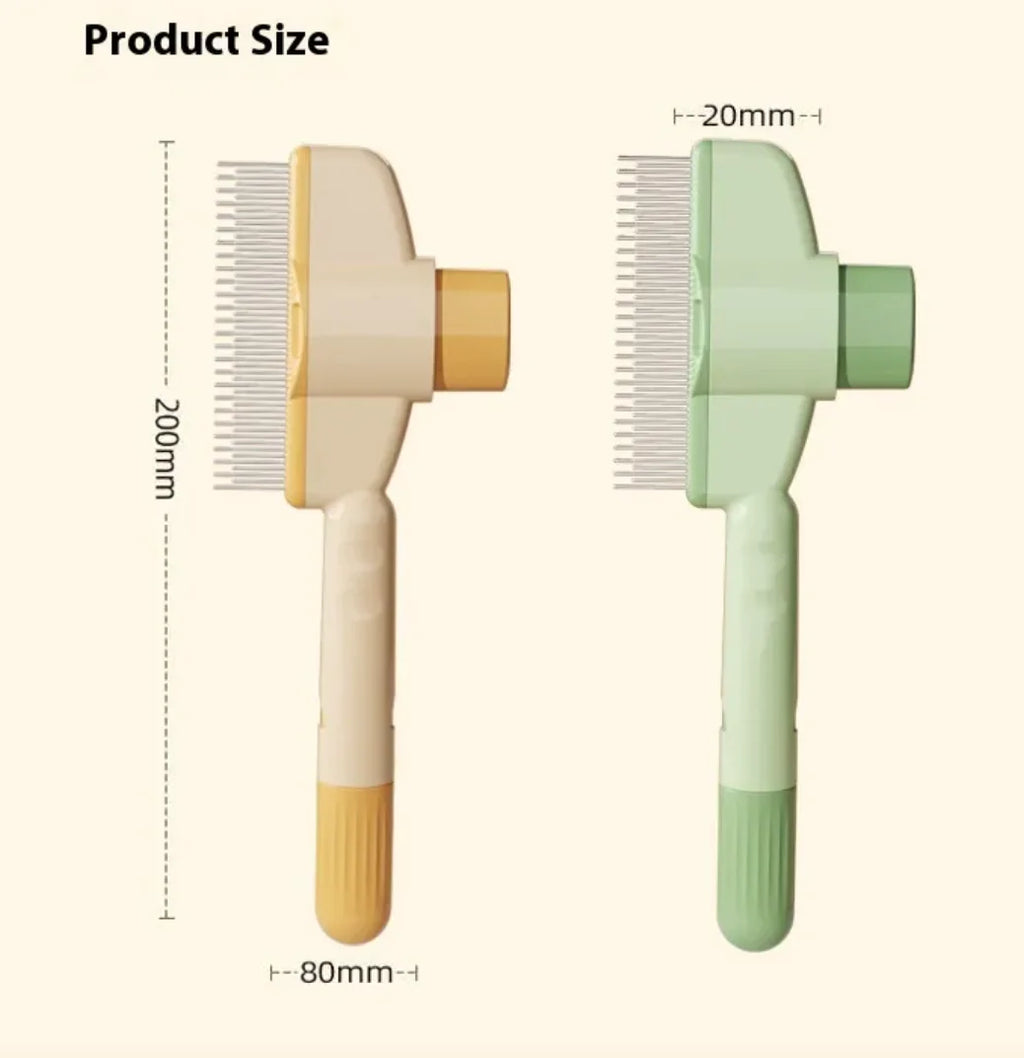 Self-Cleaning Pet Grooming Comb