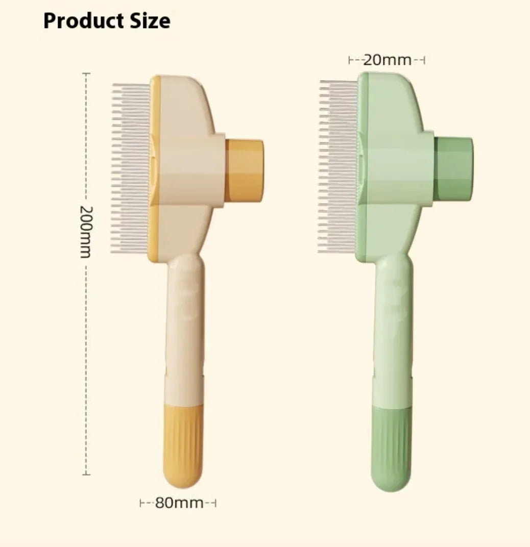 Self-Cleaning Pet Grooming Comb