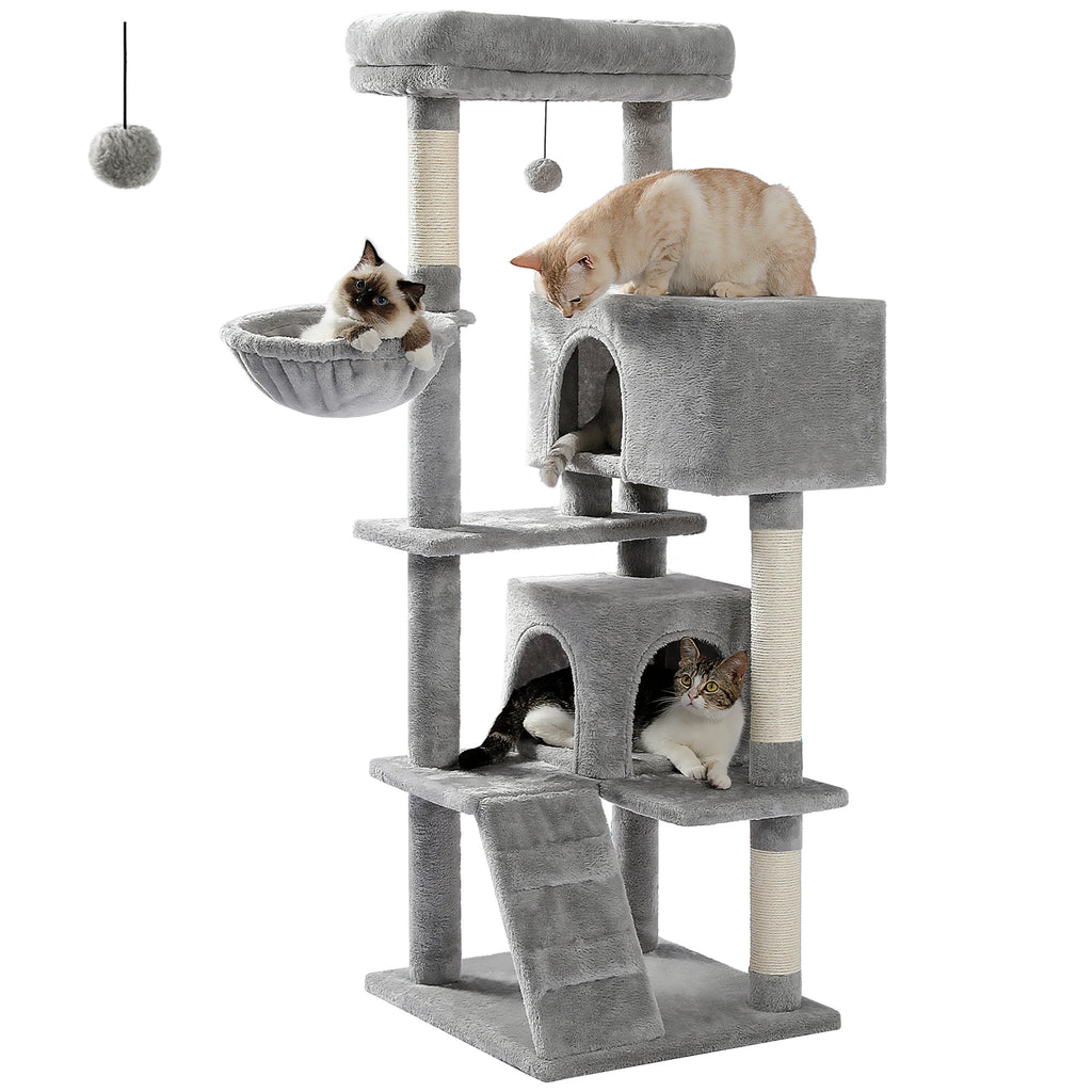 Multi-Level Cat Tree For Cats With Cozy Perches Stable Cat Climbing Frame Cat Scratch Board Toys Cat Furniture