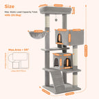 Multi-Level Cat Tree For Cats With Cozy Perches Stable Cat Climbing Frame Cat Scratch Board Toys Cat Furniture