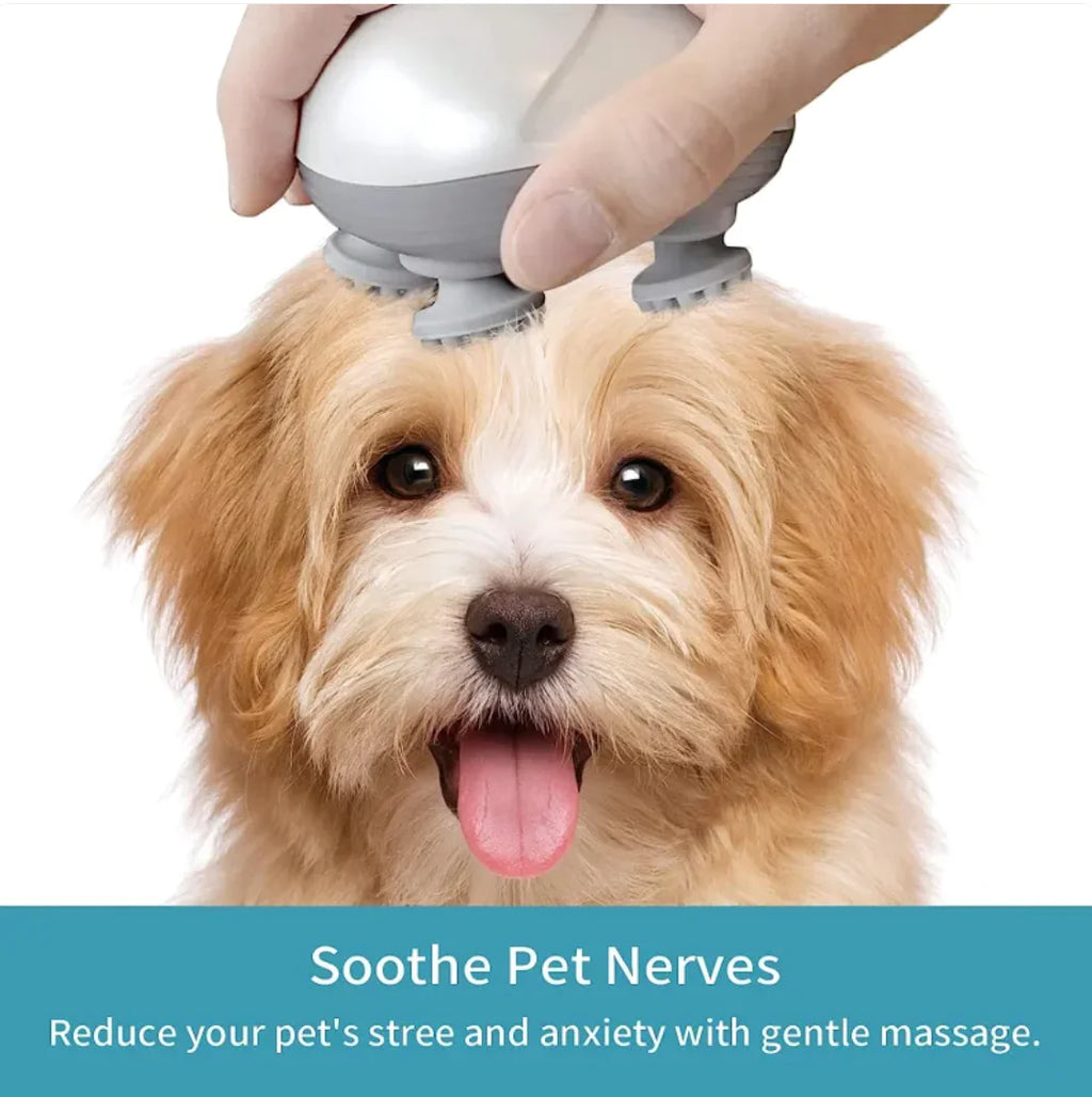 Electric Cat & Pet Head Massager with Deep Tissue Relief