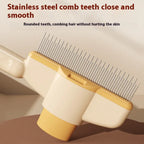 Self-Cleaning Pet Grooming Comb