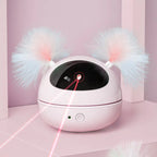 MPETS Infrared Laser Cat Toy with Feather Wand